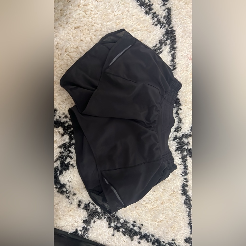 Black Lulu shorts